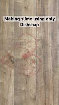 Making slime using only dish soap #asmr #slime #viral #viralshort #satisfying #dishsoap #short