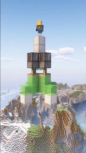 🚀 Como fazer um foguete no minecraft - #duoplayer #minecraft #tutorial #foguete