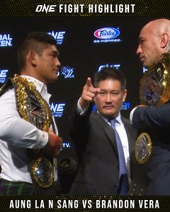 5.5M views · 336K reactions | Aung La N Sang put the ONE Light Heavyweight World Title on the line against Brandon Vera in a firefight for the ages  What's next for "The Burmese Python?" | ONE Championship | Facebook