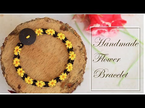 How To Make Flower Bracelets At Home | DIY Bracelet Ideas | Handmade Jewelry | Creation&you