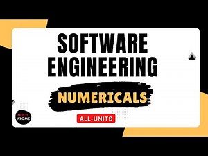 software engineering | Software Engineering ALL UNITS NUMERICALS Video | PYQ Solution | Aktu Exam