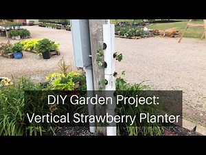 DIY Garden Project: Vertical Strawberry Planter