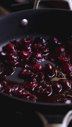 Pan Seared Duck Breast with Cherry Port Wine Sauce