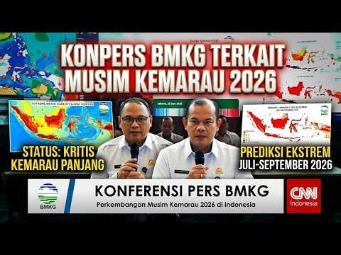 LIVE Konpers BMKG Terkait Musim Kemarau 2026