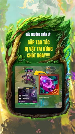 Gặp Tạo Tác Dị Vật Tai Ương Chốt Ngay Đội Hình Malphite 6 Kỳ Quái 100000 HP Mùa 18 ĐTCL #tft #dtcl