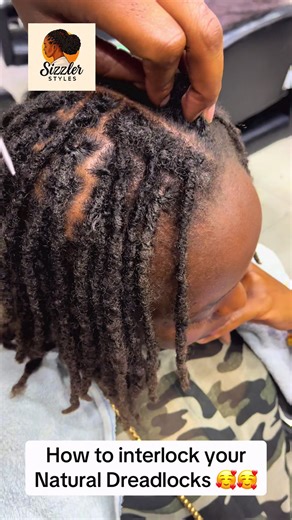 How to Interlock Your Natural Dreadlocks Effectively