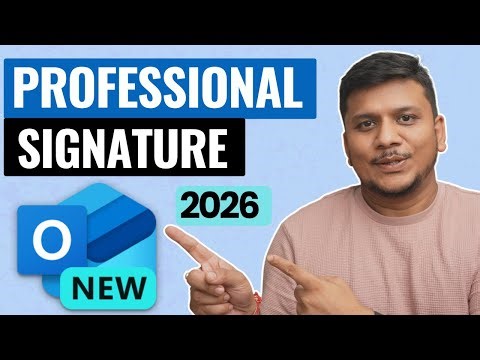 How to Create a Professional Email Signature in Outlook | Step-by Tutorial [2026]
