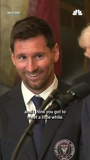 Lionel Messi joins Trump at the White House with Inter Miami