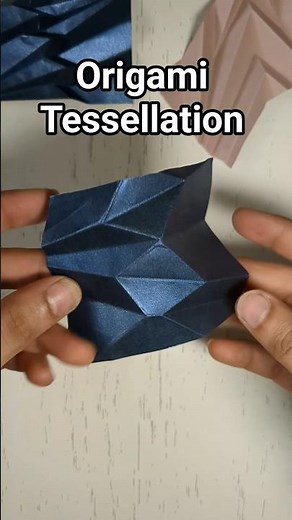 Origami Tessellation : The Science of Origami #origami#diy
