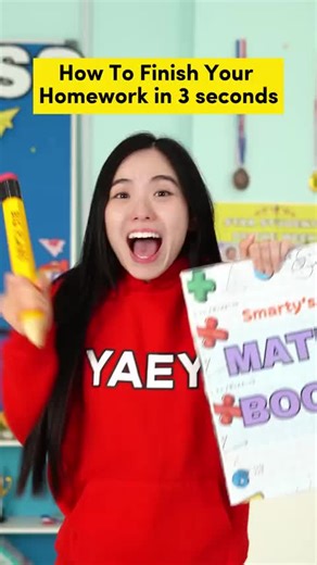 How To Finish Your Homework in 3 seconds