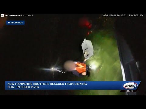 New Hampshire brothers, dog rescued from sinking sailboat in Essex River