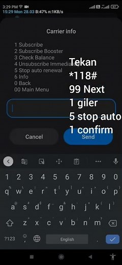 How to stop auto renewal subscription Umobile prepaid