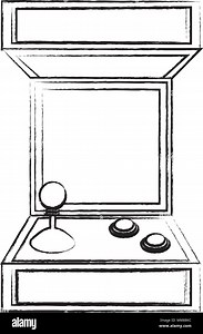 arcade machine icon over white background, vector illustration Stock Vector Image & Art - Alamy