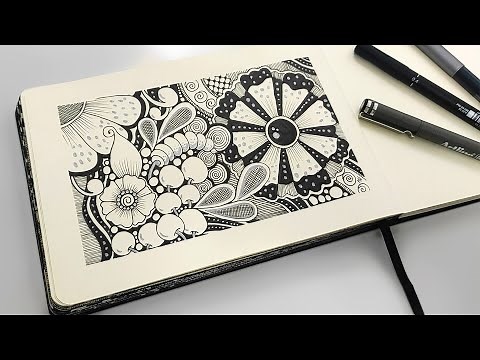 Zentangle Art for Beginners – Step by Step Drawing Tutorial