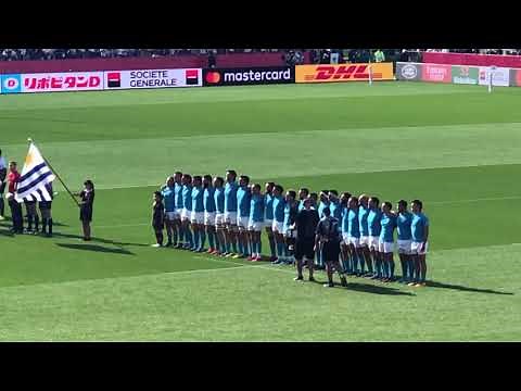 【ラグビーワールドカップ】ウルグアイ国歌斉唱