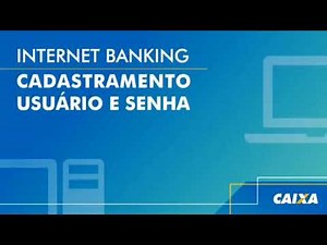 Como cadastrar internet banking no PC é notebook tutorial da Caixa