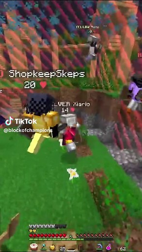 Using Jump Boost To Win Skywars! #minecraft #java #hypixel #minigames #minecraftserver