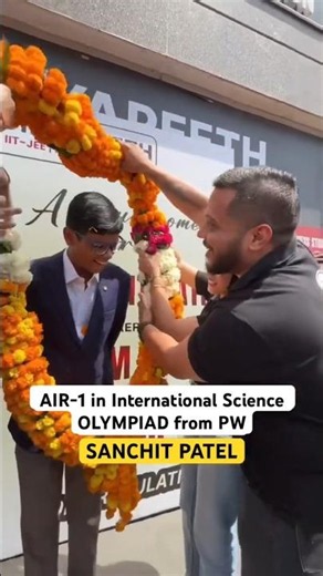 AIR-1 in International Science OLYMPIAD from PW🔥 #jee #shorts #pw #physicswallah
