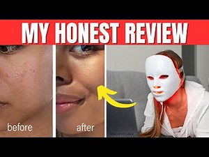 GLOKORE LED MASK ❌⚠️MY REVIEW❌⚠️ GLOKORE MASK REVIEWS- GLOKORE RED LIGHT MASK - GLOKORE
