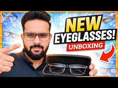New Eyeglasses Unboxing 😎 | Stylish Frames Review & First Look #dailyvlog #viral #unboxing