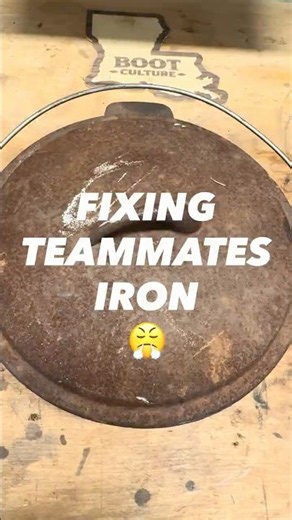 Restoring My Former College Teammate’s Cast Iron | Lodge Dutch Oven & Skillet