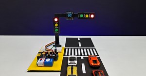 Traffic Light Using Arduino and OLED Display