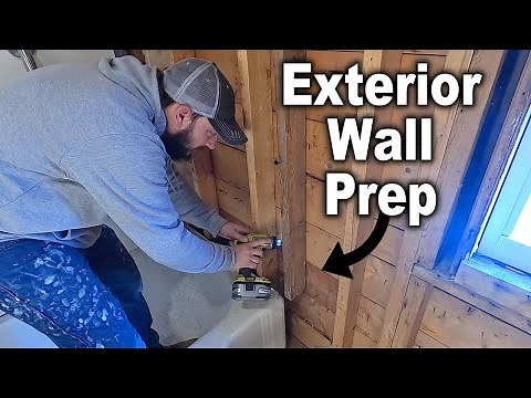How to Prep and Insulate an Exterior Wall