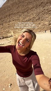 Somebody had to be the first, am I right? 🤷‍♀️ Go see the pyramids yourself! I used Tripadvisor to make it an easy and exciting trip! @Tripadvisor @Experience Egypt Official @UNREEL #ExperienceEgypt #VisitEgypt #UnmatchedDiversity #Egypt