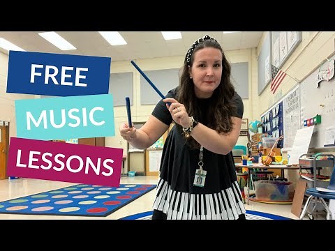 Where to Find FREE Music Lessons for Elementary Music Teachers