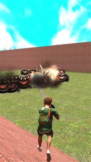 Destroying Horror Creepy Pou 😱 😱 #shorts