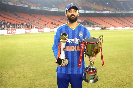 Spin magic in Ahmedabad: Varun seals record-breaking T20I year | Rediff-TV | Rediff.com