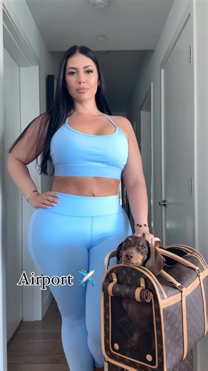 SAMMY | @FashionNovaCurve ✈️ where should we go? 🔎Courtside Cool Active Legging - Light Blue 🔎Paddle Pro Elevate Sports Bra - Light Blue 🔎Romy... | Instagram