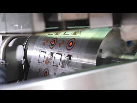 Sakurai roll to roll cylinder screen press, MSDR-30