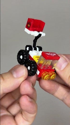 DIY Micro LEGO Fire Rescue Vehicle Tutorial #lego #legofiretruck #legobuild #microlego #minilego
