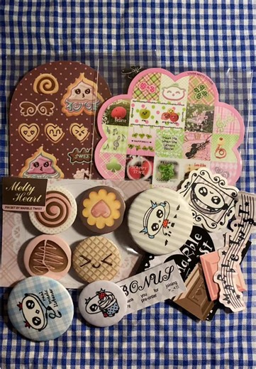 Cute Stickers and Pins Unboxing Experience