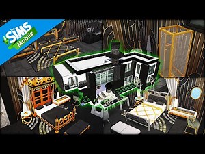 Riverside House with Golden Style Furniture - 876 Drive | Speed Build | The Sims Mobile