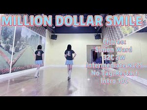 MILLION DOLLAR SMILE Line Dance | Intermediate | Simon Ward