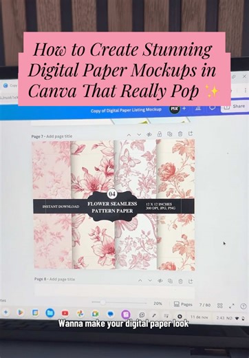 Create Stunning Digital Paper Mockups in Canva