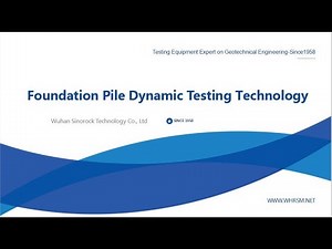 Foundation Pile Dynamic Testing Technology