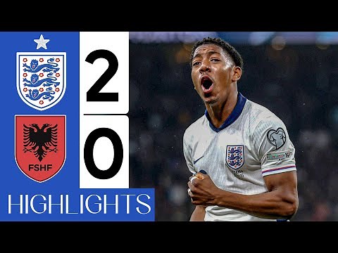 England 2-0 Albania - Lewis-Skelly debut goal, Kane Amazing goal, Highlights World Cup Qualifiers