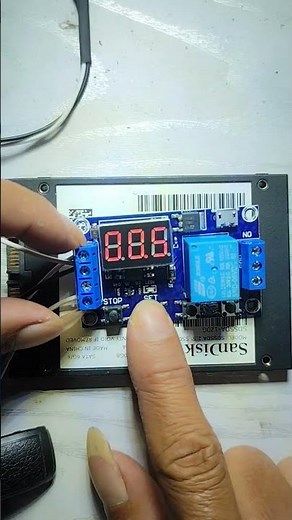 How to set the timer on delay module