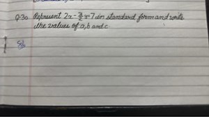 Represent 2x - (3/2)y = 7 in standard form and write the values... | Filo