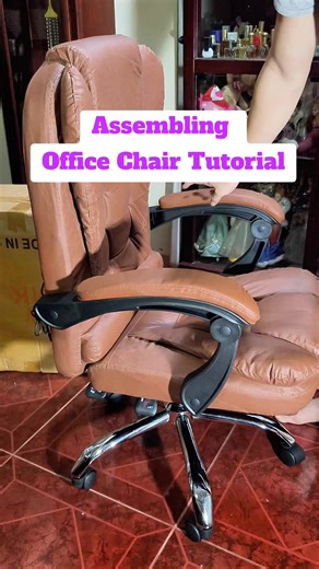 Assembling Office Chair tutorial. #officechair #chair #computerchair #assembling #chairs