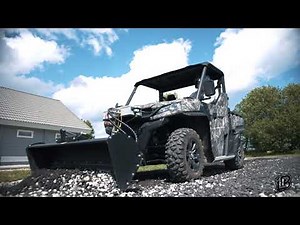 New Hydraulic Plow Bucket in action