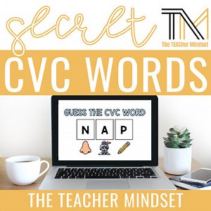 Secret CVC Words | Short A Word List | PowerPoint & Google Slides