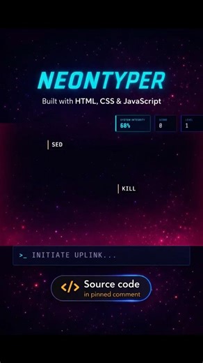 This typing game gets intense fast ⚡Pause = you lose.#javascript #webdev #coding #gamedev