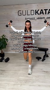 👉 Edzés otthonra 🔗 a profilomban! #gkchallenge #gkvideotar #edzes #fittips #healthylifestyle #motivation | Guld Katalin - GK Videótár