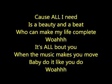 Justin Bieber- Beauty and a Beat Acoustic Lyrics HD