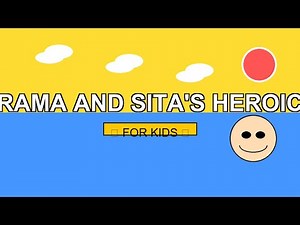 Rama and Sita's Heroic Journey 📚 Moral Story for Kids | Animated Bedtime Story