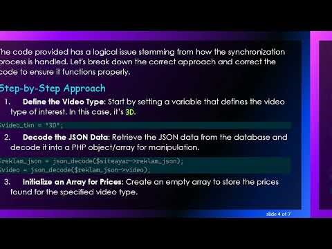 Synchronizing JSON Data with Database Entries in PHP